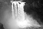 Black & White Snoqualmie Falls & Mist preview