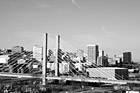 Black & White Downtown Tacoma on Sunny Day preview