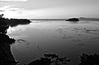 Black & White Pink & Purple Sunset Over Deception Pass preview