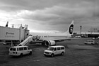 Black & White Alaska Airlines Airplane preview