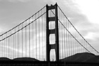 Black & White Arch of Golden Gate Bridge preview