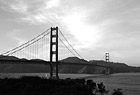 Black & White Golden Gate Bridge View preview
