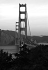 Black & White Golden Gate Bridge Presidio View preview