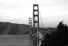 Black & White Golden Gate Bridge Scene preview