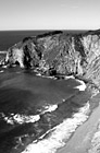 Black & White Coast  Along Highway 1, California preview