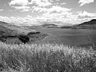 Black & White Landscape Lake Scene preview