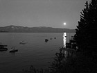 Black & White Lake Tahoe - Moon Rising preview