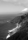 Black & White Pacific Ocean Scenic Coast preview