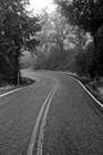 Black & White View of a Road preview