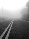 Black & White Endless Foggy Road preview
