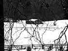 Black & White Winter Snow & Red Barn preview