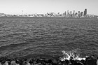 Black & White Seattle From Alki Beach preview