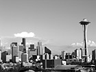 Black & White Space Needle & Seattle preview
