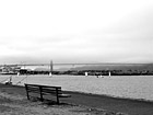 Black & White San Francisco Fishing, Sailboats, & Bridge preview