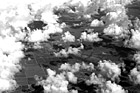 Black & White Aerial Arizona & Clouds preview