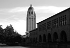 Black & White Hoover Tower, Stanford University preview
