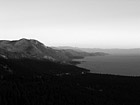 Black & White Shadow over the Mountains, Lake Tahoe preview