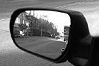 Black & White Side View Mirror preview