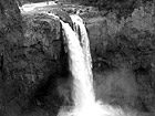 Black & White Snoqualmie Falls, Wa preview