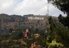 Hollywood Sign on Hill