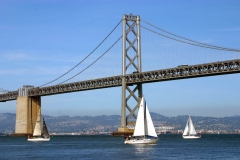 Bay Bridge and Sailboats