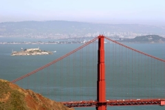 Golden Gate Bridge and Alcatraz