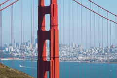 Close Up of the Golden Gate Bridge