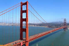 Golden Gate Bridge Red