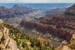 North Rim, Grand Canyon From Bright Angel Point