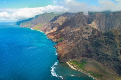 Napali Coast, Kauai Aerial View