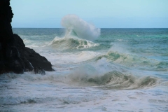 Napali Coast, Kauai Ocean Waves Crashing