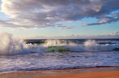 Waves Crashing in Kauai