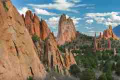 Garden of the Gods at Cathedral Valley Overlook