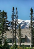 Mt Rainier Behind Paradise Inn