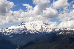 Mt Rainier and Clouds