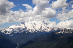 Mt Rainier and Clouds
