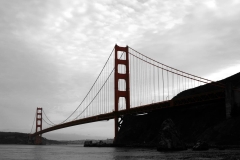 Golden Gate Bridge Art Color Splash