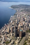 Seattle Skyline, Aerial