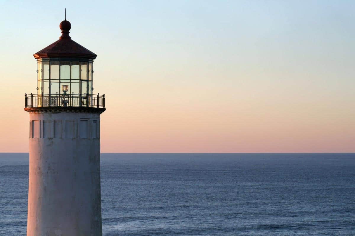 North Head Lighthouse at Dusk Photo