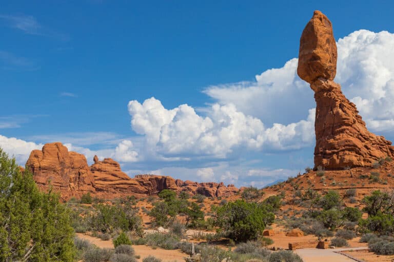 Balanced Rock in Arches National Park (Photo)