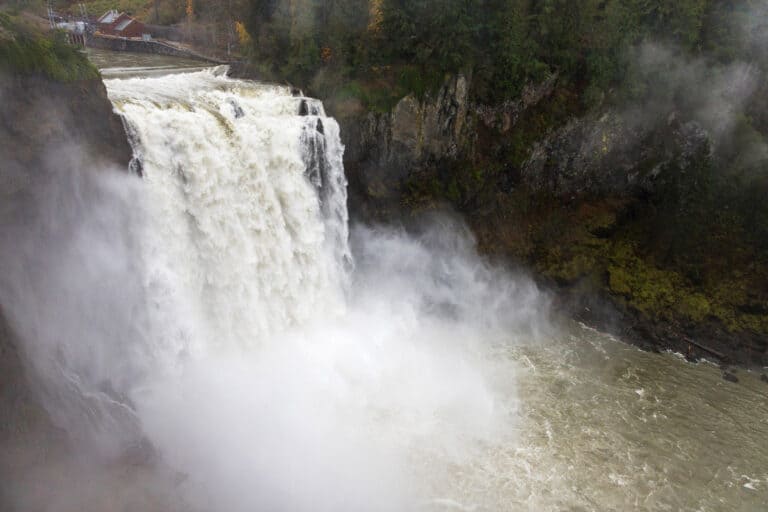 Snoqualmie Falls Raging Picture