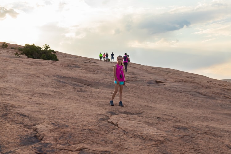 Hiking to the Delicate Arch