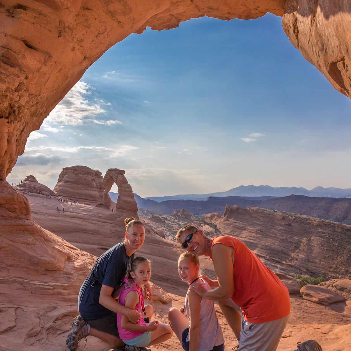 My family at Arches National Park